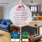 شقة La Marmotte: 2 Persons, Center And Lake, 3* *